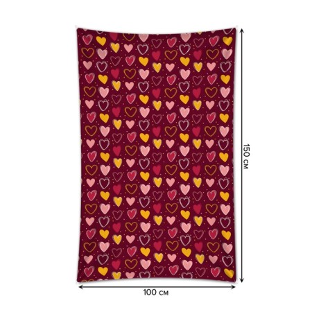 Decorative panel with photo printing "Abundance of love", vertical, size 100x150 cm-1