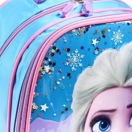 School backpack, 39 cm x 30 cm x 14 cm "Elsa", cold heart-7