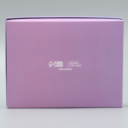 Gift box, packaging, "lavender" 16.5 x 12.5 x 5 cm-3