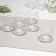 A set of low glasses, glass, d = 7 cm, h = 9 cm, 365 ml, 6 pcs
