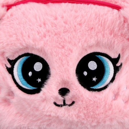 Baby plush backpack for the girl "Magic Fluff"-3