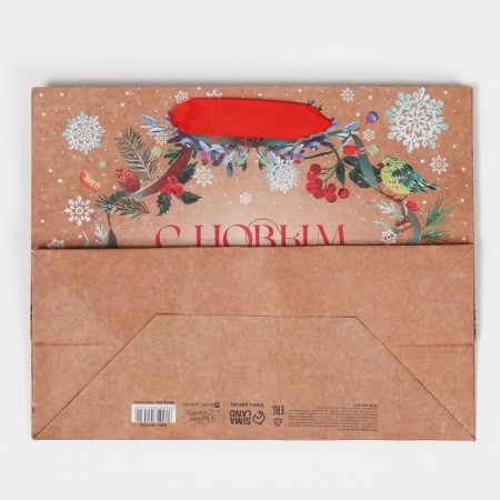 Craft horizontal package "New Year's miracle", MS 23 x 18 x 10 cm, New Year-7