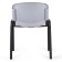Stool Staff ISO Plast CF-009, black frame, gray plastic