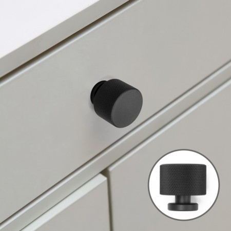 Handle button Cappio PK329, D = 30 mm, black color