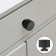 Handle button Cappio PK329, D = 30 mm, black color