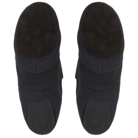 Jazovka fabric, with an elastic band, insole length 25.5 cm, black color-2