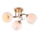 Ceiling lamp ESCADA, 1121/3PL. 3x40W, e27, 480x480x220 mm, color gold
