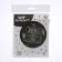 Shard foil circle 18 "100% man", the color is black, with a substrate