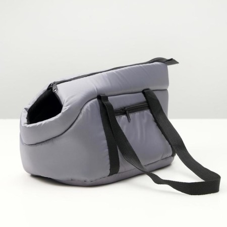 Bag - Animal Carriage "Cabriolet", 34 x 20 x 21cm, gray-1