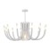 Ceiling Ceiling ST LUCE. SL1173.502.13. PAFE. 13x5+60 watts, G4/E27, 82x82x64 cm, white color