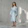 Shifu robe, size m, blue color