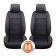 Frokes on the seat, universal Senator Instyle, Eco -leather, 2pcs, brown