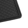 Anti -Squealing rug 18x14 cm, with board, black