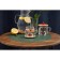 Glass mug with wooden cover "Arbuzik", 300 ml