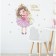 Sticker Plastic Interior color "Baby hugs unicorn" 30x60 cm