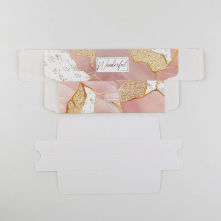 Box for Makarun, confectionery packaging, Wonderful, 18 x 5.5 x 5.5 cm-4