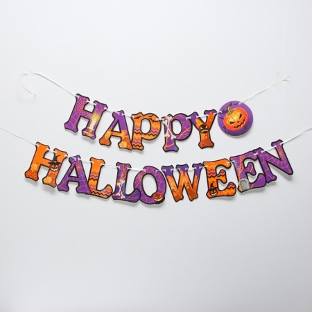 Carnival set Happy Halloween, Web, Girland-1
