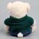 Soft toy "Little Friend", Bear in a green sweater