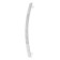 Skop handle (mod. 1012-128), m/o 128 mm, chromium color, point