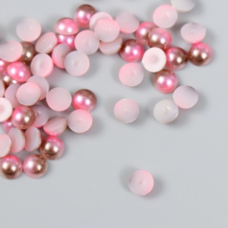 Decor "Pink gradient" d = 6 mm 10 g 200 pcs 5x2.5 cm mix-4