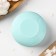 Silicone Mold Flower "Pion", d = 6 cm height 3.2 cm, turquoise color