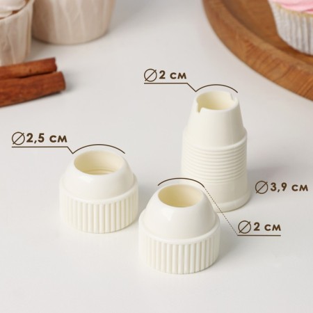Adapter for a confectionery bag of a share, for a nozzle d = 2.5/3 cm-2
