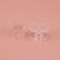 A set of rumps, d = 20 mm, 12 pcs, the color is transparent