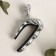 Kapodastr for the guitar "Skull" Music Life, silver