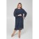 Women's dress, size 56, dark blue color