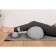 Bolster Bolter, 60x22 cm, gray color