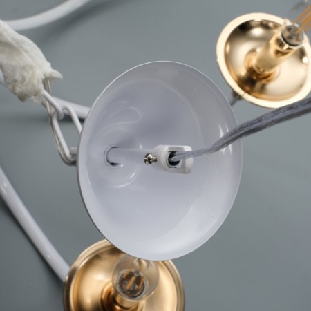 Venice chandelier 8he14 40W white-gold 87x87x97 cm-11