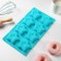 Baking shape of the “stars”, silicone, 8 cells, 29 × 16 × 2 cm, cell 6.3 × 6 cm, depth 1.7 cm