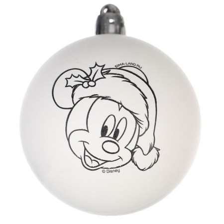 Set of mug for coloring with a Christmas tree, 300 ml "New Year!", Mickey Mouse and his friends-2