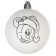 Set of mug for coloring with a Christmas tree, 300 ml "New Year!", Mickey Mouse and his friends