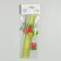 Pipe for the cocktail "Fruits", set of 12 pcs.