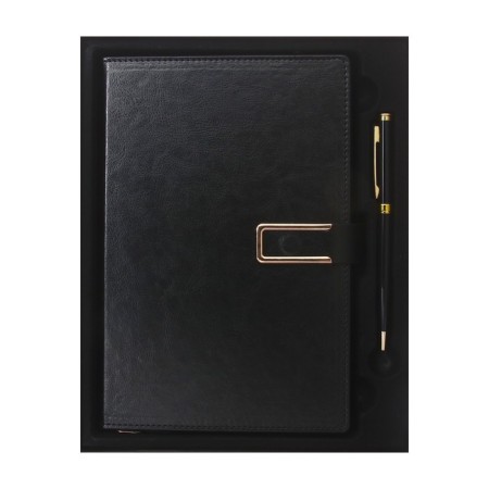 Deliciper is low, PVC cover, A5 format, 140 sheets, cage, with a handle, gift box, mix-13