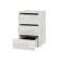 Tumbling Kent-1 C4, 400 x 370 x 620, oak craft white