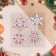 Stickers on the windows "New Year" snowflakes, 23 x 20 cm