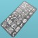 Stamping disk Metal "Patterns", 12 × 6 cm