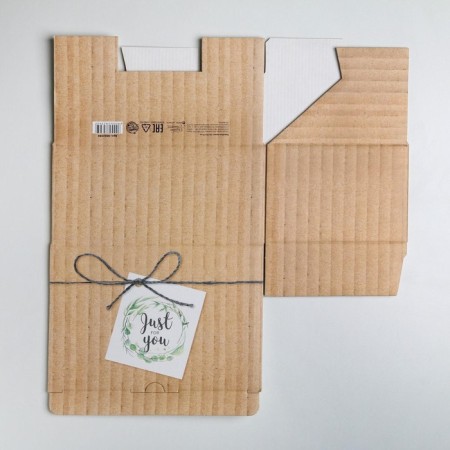 Box - Penal, Gift packaging, "Just for You", 22 x 15 x 10 cm-5