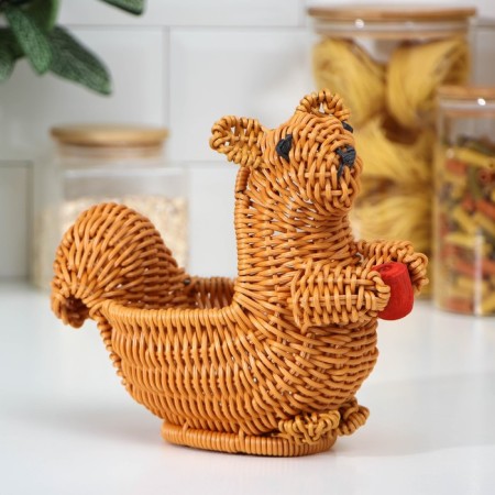 Basket for fruits and bread of the protein "Squirrel", 21 × 11.5 × 16 cm-5