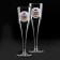 New Year's set of plastic glasses for champagne “Happy New Year, balls” ”, 150 ml