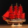 Souvenir medium "Achilles" ship, red sails, 39x44x7 cm