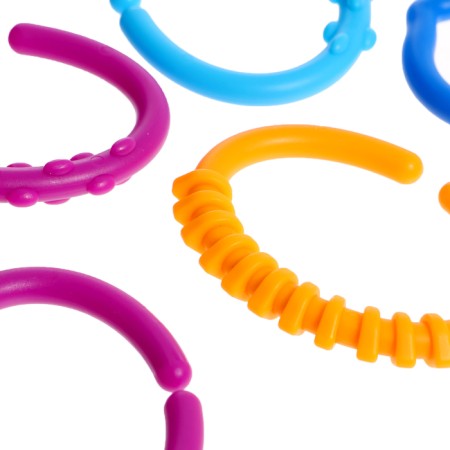 Developing set "touch rings", 10 tasks, 3+-3