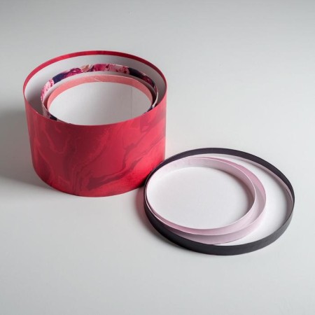 A set of boxes 3 in 1, gift packaging, “Flowers”, 18 x 18 x 13–25 x 25 x 15 cm-10