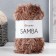 Samba yarn 100% polyester 150m/100g (199 brown)