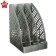 Vertical paper tray, 3 sections, gray