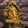 The desktop fountain from the network, the backlight "Golden Ganesh on the openwork throne" 28x20.5x20.5 cm