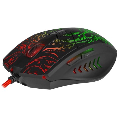 Mouse Defender Titan GM-650L, wired, game, optical, backlight, 7200DPI, black-5
