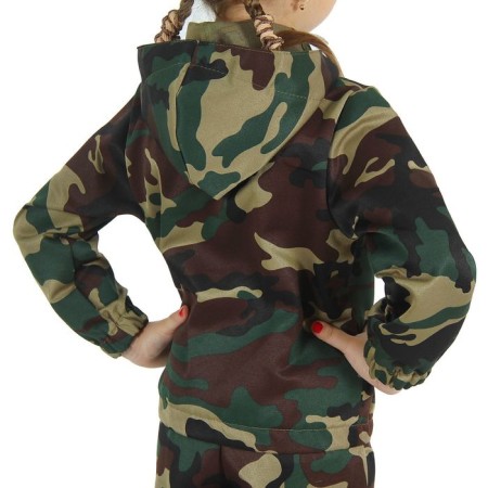 Carnival costume "Special Forces", jacket, trousers, berets, height 146 cm, river 38-4
